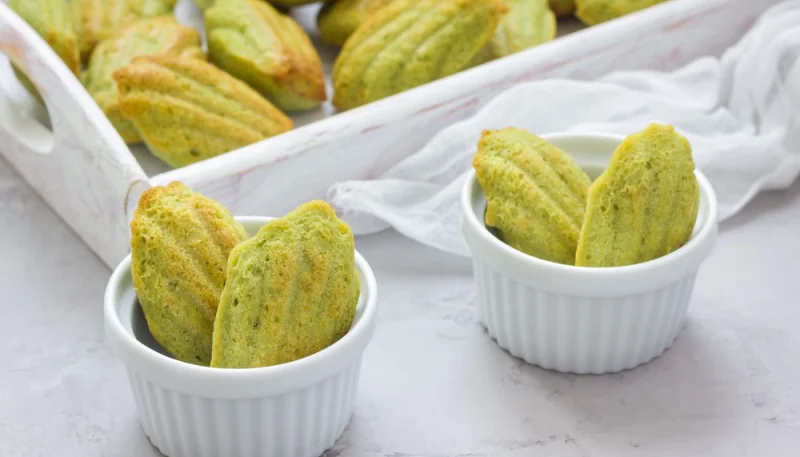 Madeleines chèvre courgette