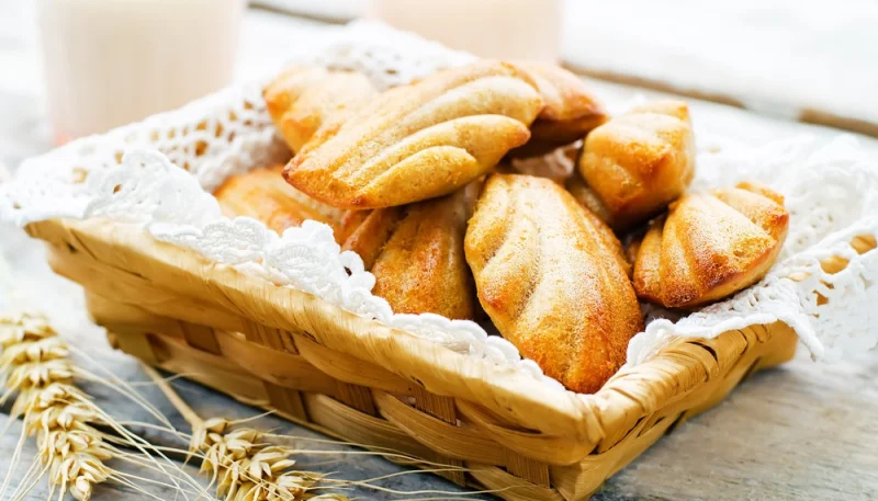 Madeleines au coeur de châtaigne