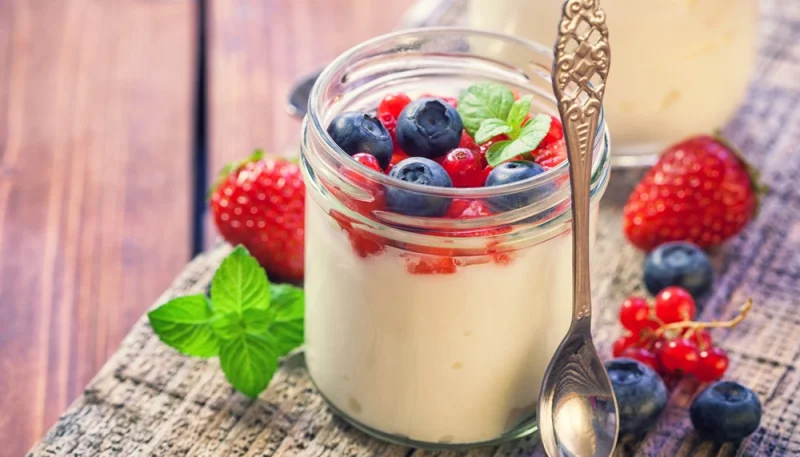 Mousse de mascarpone aux fruits rouges