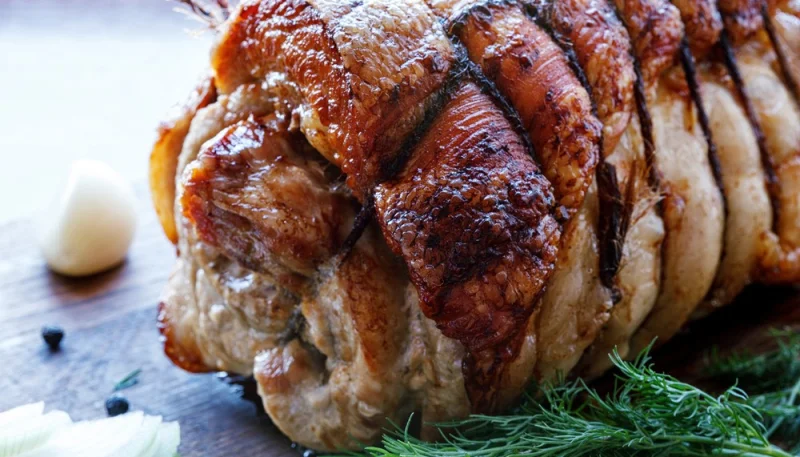 Cochon de lait farci