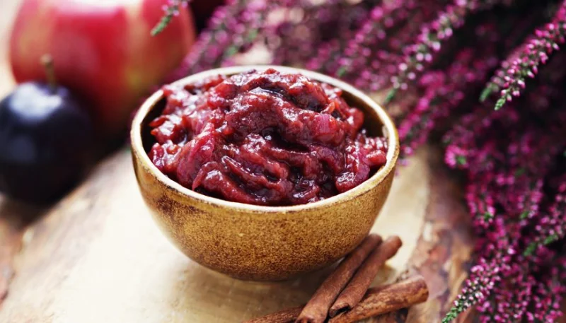 Compote de pommes et prunes