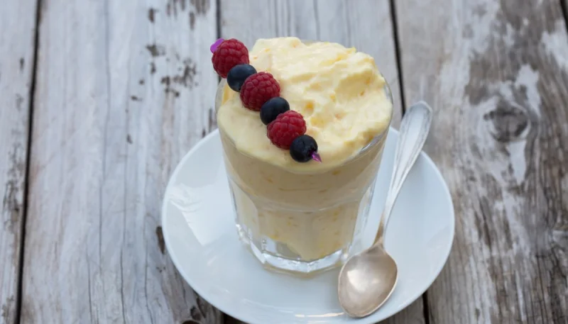 Crème légère à la mangue