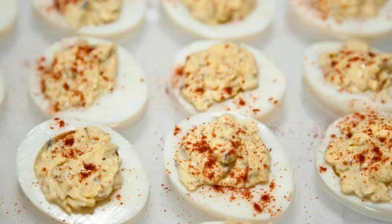 Oeufs mimosa au thon