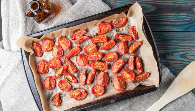 Tomates rôties au parmesan