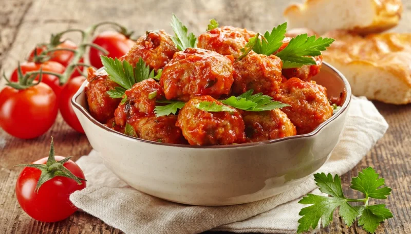 Boulettes d'agneau à la tomate