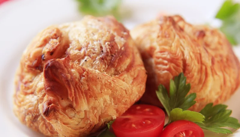 Paniers feuilletés champignons-lardons