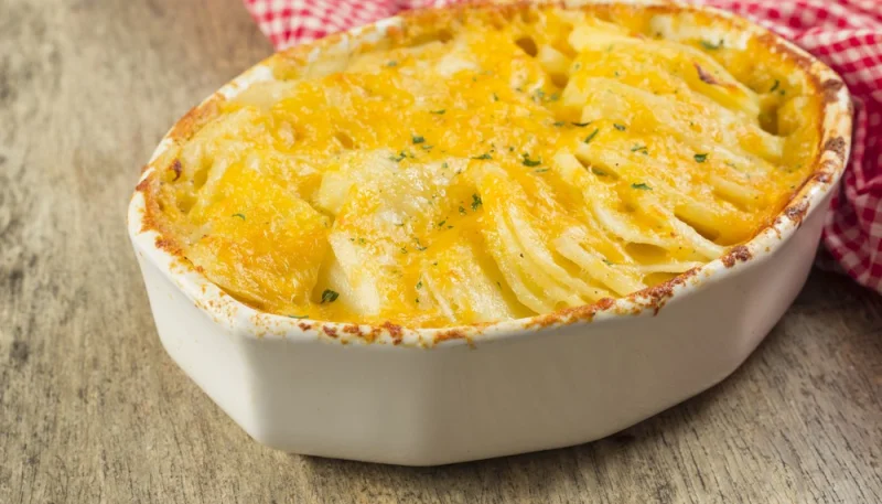 Gratin de pommes de terre au chèvre