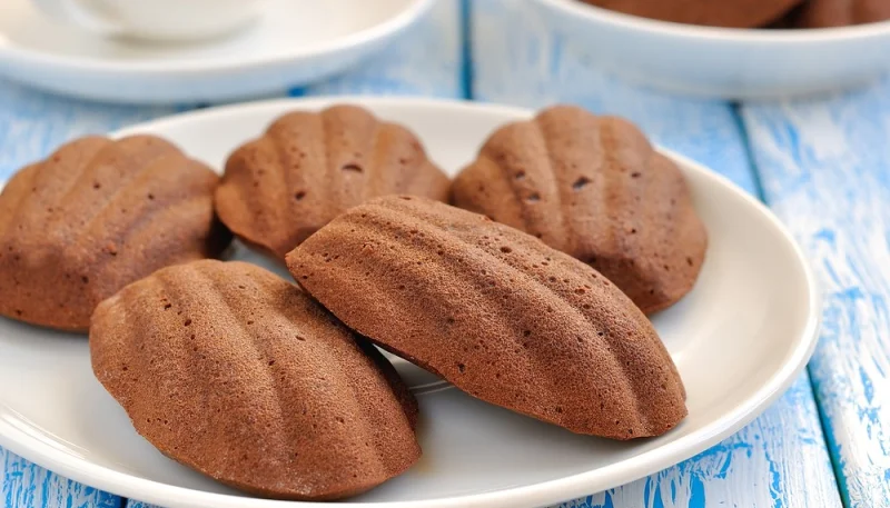 Madeleines au chocolat