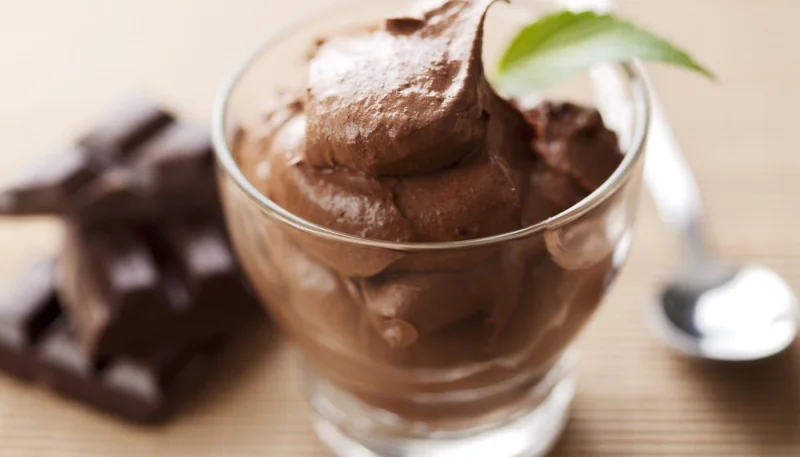 Mousse au chocolat express