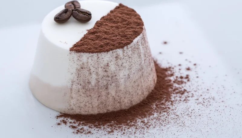 Panna cotta au café