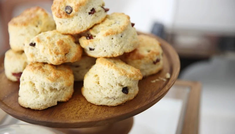 Scones aux raisins