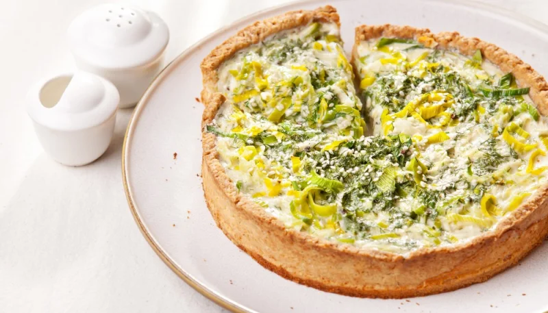 Tarte poireau-Boursin