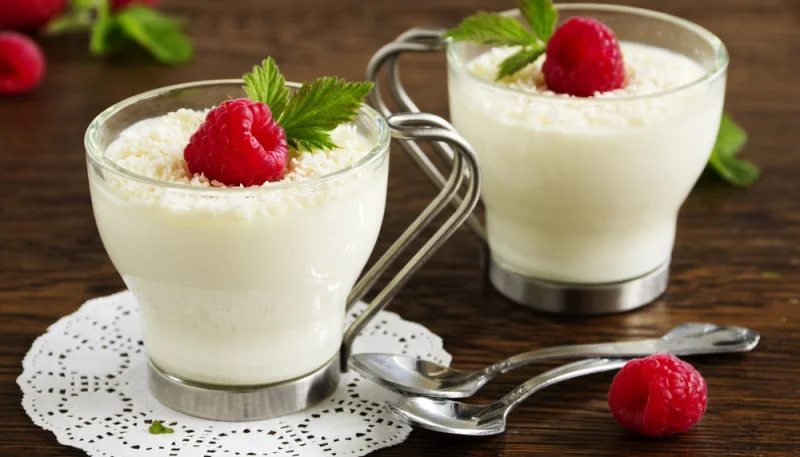 Crèmes au lait de coco