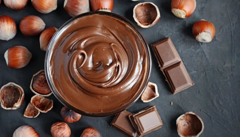 Crème dessert chocolat-noisette
