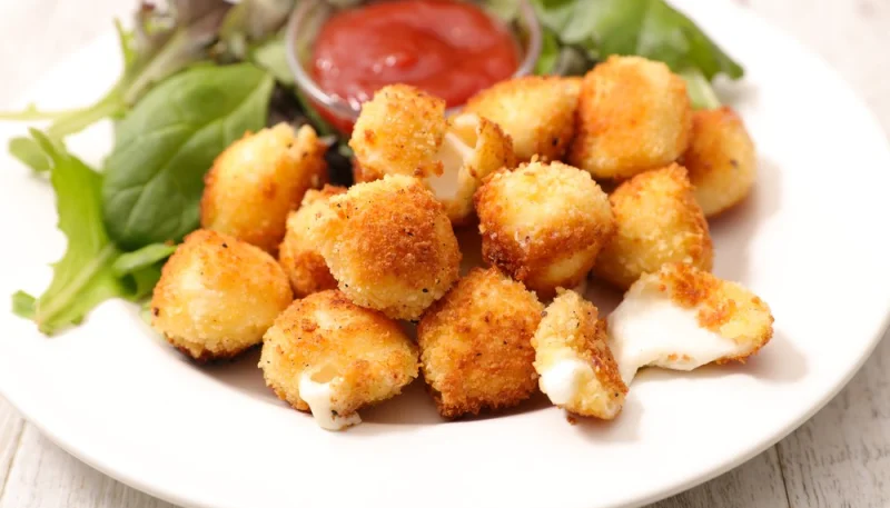 Croquettes de mozzarella panée
