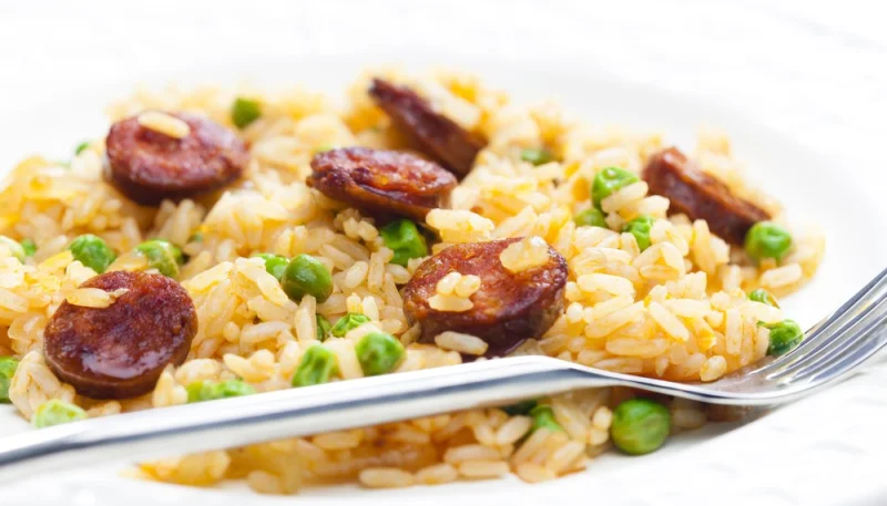 Risotto au chorizo