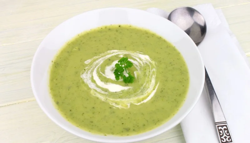 Soupe de courgettes