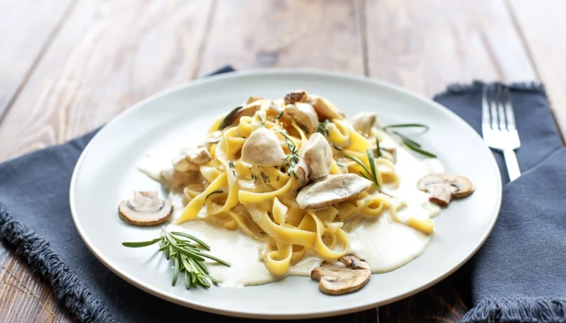 Tagliatelles aux cèpes