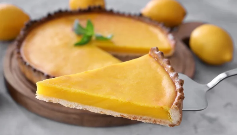 Tarte au citron caramélisée facile