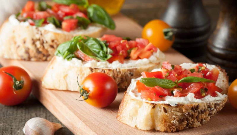 Bruschetta au chèvre