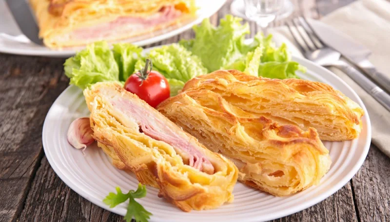 Feuilletés au jambon