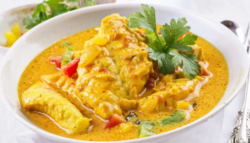 Poisson au curry