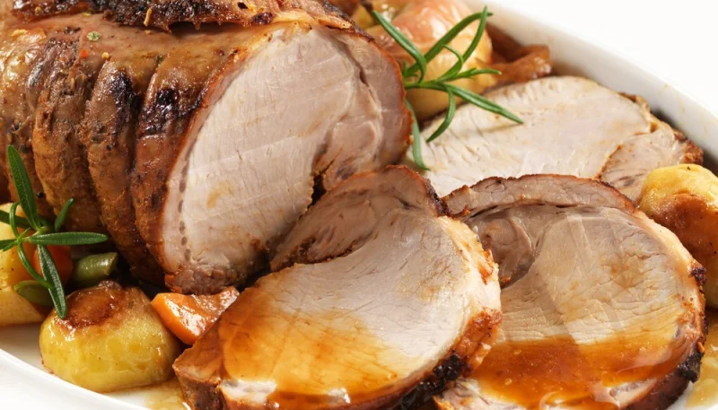 Rôti de porc campagnard