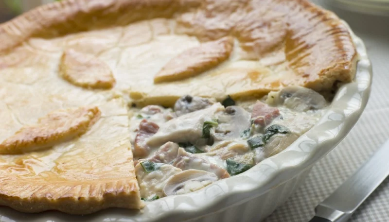 Tourte aux champignons