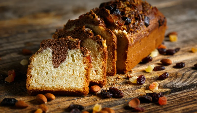 Cake au chocolat et amandes