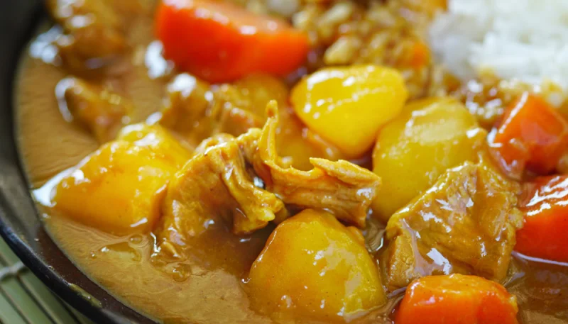 Colombo de porc aux légumes