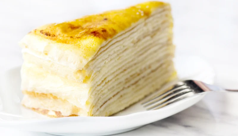 Gâteau de crêpes à la crème de marrons