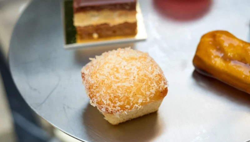 Moelleux à la noix de coco coeur chocolat