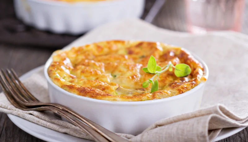 Omelette soufflée à la confiture