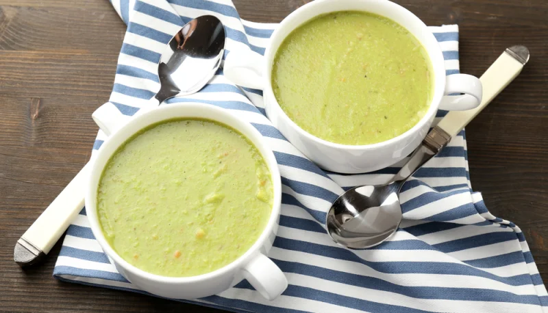 Soupe de poireaux au Boursin