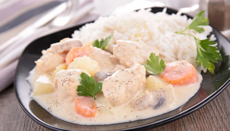 Blanquette de dinde facile