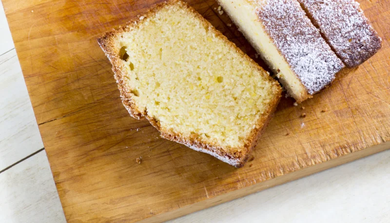 Cake au chocolat blanc