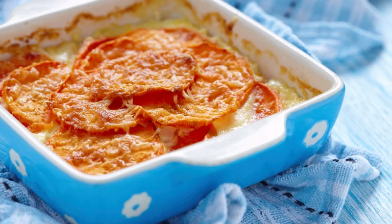 Gratin dauphinois de patates douces