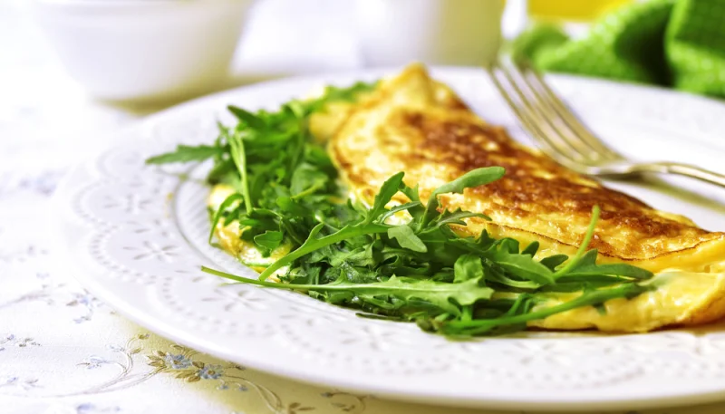 Omelette aux herbes