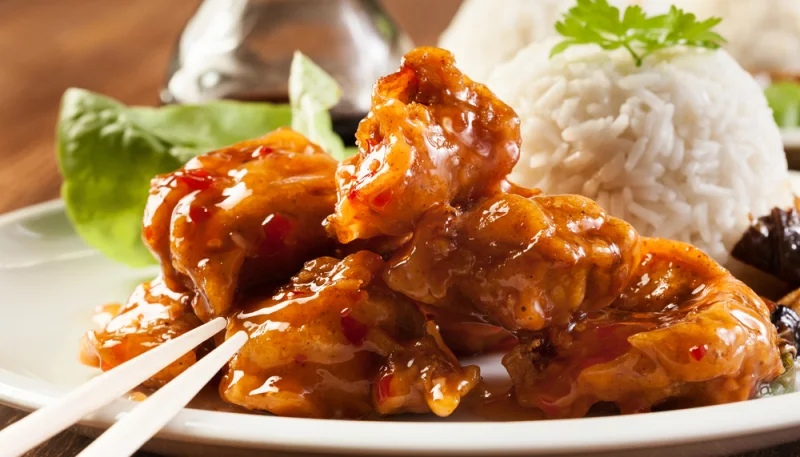 Poulet à la sauce aigre-douce