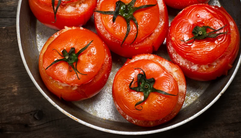 Tomates farcies au chèvre