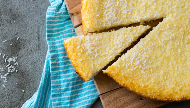 Gâteau au citron vert et à la noix de coco