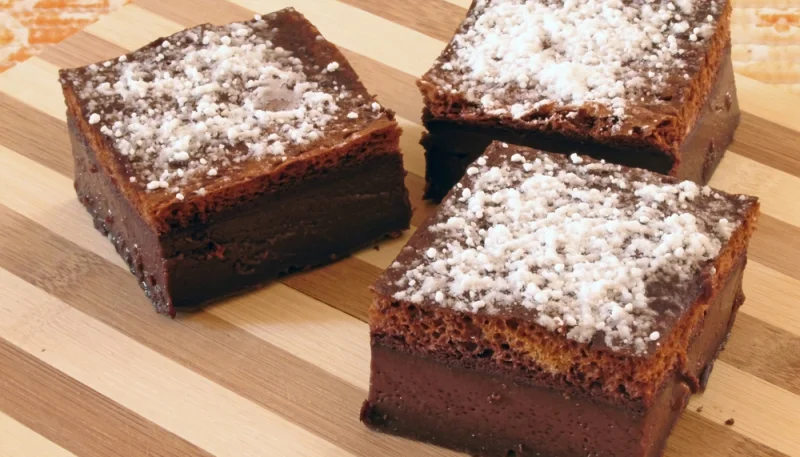 Gâteau magique au chocolat