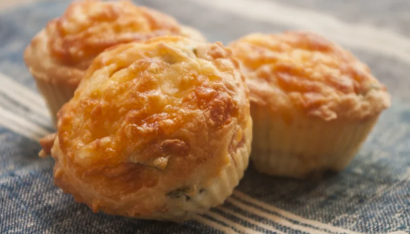 Muffins au chèvre et au chorizo
