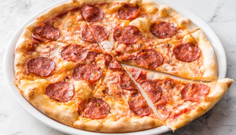 Pizza au chorizo