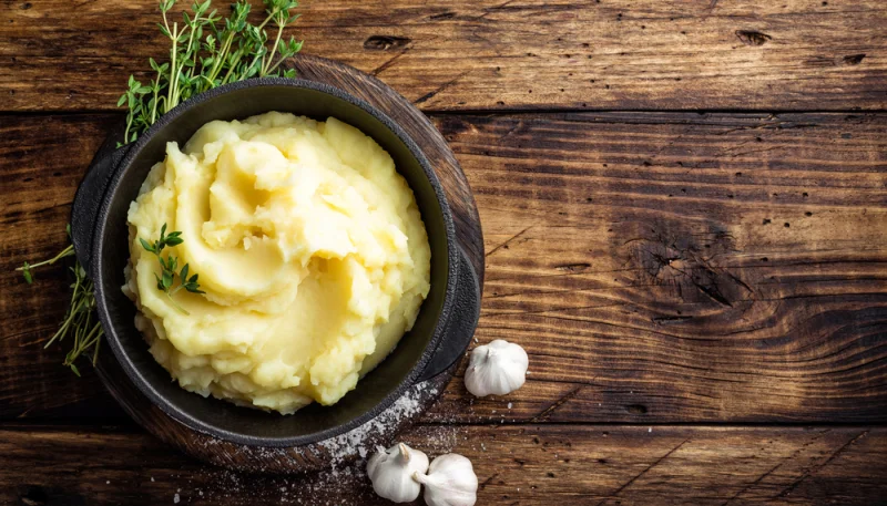 Purée à l'ail