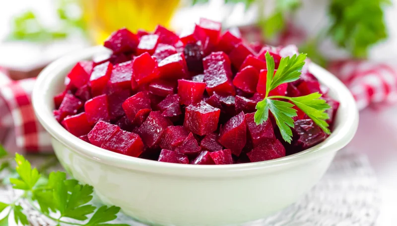 Salade de betterave rouge rapide