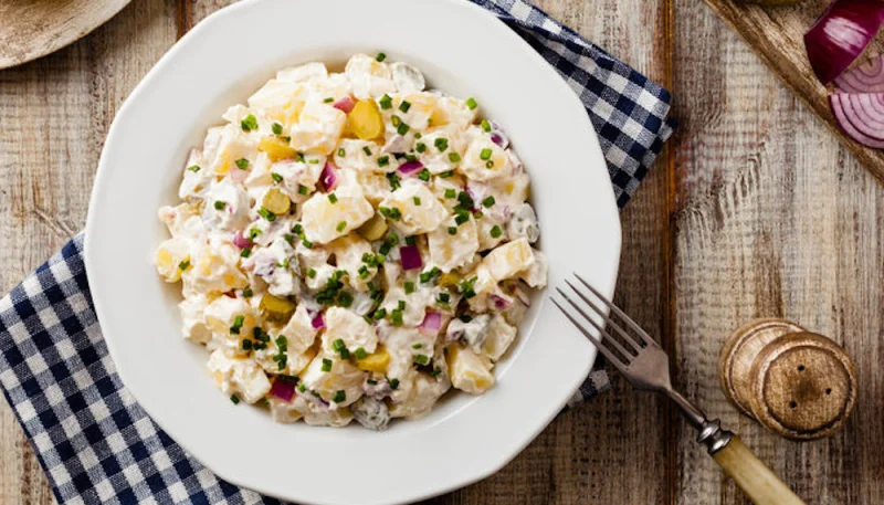 Salade de pommes de terre au thon