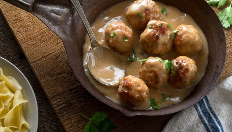 Boulettes de boeuf à la moutarde au Cookeo