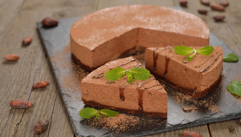Cheesecake au chocolat sans cuisson