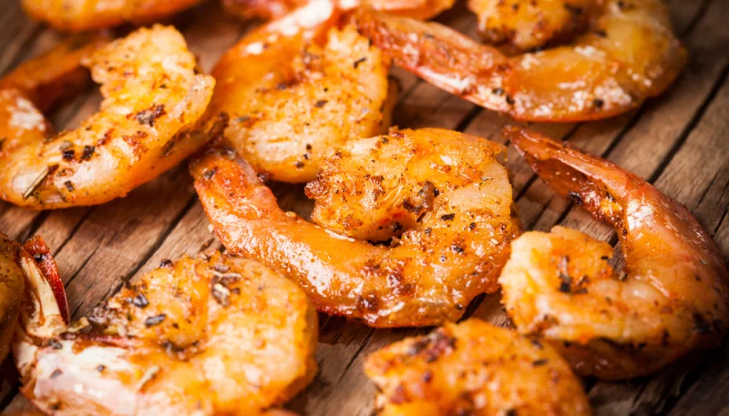 Gambas sautées à l'ail